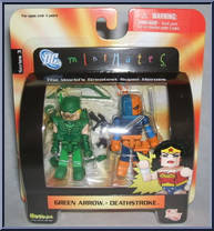 Green Arrow / Deathstroke from DC Minimates - Series 3 manufactured by Diamond Select [Front]