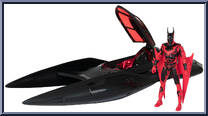 Batman & Batmobile (Gold Label) from DC Multiverse - Batman Beyond manufactured by McFarlane [Loose]