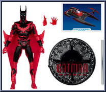 Batman & Batmobile (Gold Label) from DC Multiverse - Batman Beyond manufactured by McFarlane [Loose]