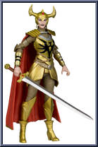 Shining Knight (Platinum Edition) from DC Multiverse - Basic Series manufactured by McFarlane [Loose]