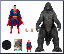 Superman vs. Godzilla from DC Multiverse - Justice League vs. Godzilla vs. Kong manufactured by McFarlane [Loose]