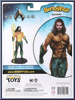 Aquaman from DC - Bendyfigs manufactured by Noble Toys [Back]