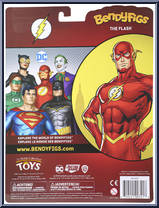 Flash from DC - Bendyfigs manufactured by Noble Toys [Back]
