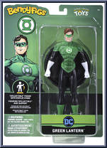 Green Lantern from DC - Bendyfigs manufactured by Noble Toys [Front]