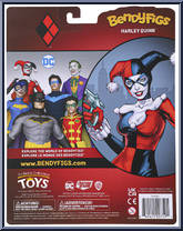 Harley Quinn (Jester) from DC - Bendyfigs manufactured by Noble Toys [Back]