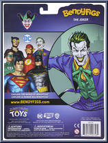 Joker from DC - Bendyfigs manufactured by Noble Toys [Back]