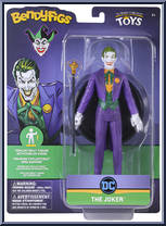 Joker from DC - Bendyfigs manufactured by Noble Toys [Front]
