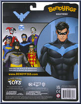 Nightwing from DC - Bendyfigs manufactured by Noble Toys [Back]