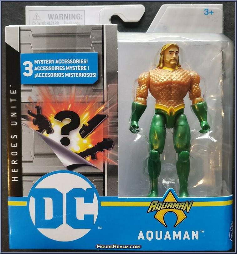 Aquaman (Gold Suit) - DC - Heroes Unite - Spinmaster Action Figure