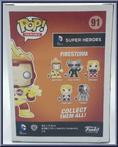 Firestorm from DC Super Heroes - Pop! Vinyl Figures manufactured by Funko [Back]