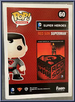 Red Son Superman from DC Super Heroes - Pop! Vinyl Figures manufactured by Funko [Back]