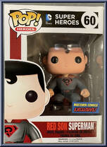 Red Son Superman from DC Super Heroes - Pop! Vinyl Figures manufactured by Funko [Front]