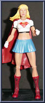 Supergirl (White Shirt) from DC Super Heroes - Series 2 manufactured by Mattel [Loose]