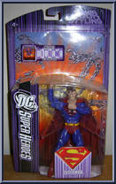 Superman (Black "S") from DC Super Heroes - Series 6 manufactured by Mattel [Front]
