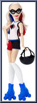 Harley Quinn (Roller Derby) from DC Super Hero Girls - Dolls manufactured by Mattel [Loose]