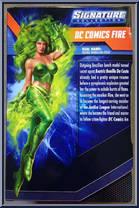 Fire from DC Universe - Signature Collection manufactured by Mattel [Back]
