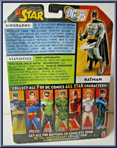 Batman from DC Universe Classics - All-Stars - Wave 1 manufactured by Mattel [Back]
