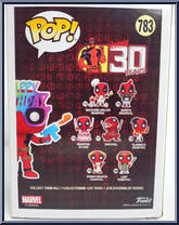 Deadpool (Birthday Glasses) from Deadpool - Pop! Vinyl Figures manufactured by Funko [Back]