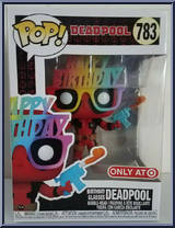 Deadpool (Birthday Glasses) from Deadpool - Pop! Vinyl Figures manufactured by Funko [Front]