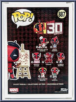 Deadpool (Artist) from Deadpool - Pop! Vinyl Figures manufactured by Funko [Back]