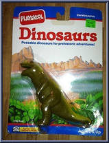 Ceratosaurus from Definitely Dinosaurs - Carded - 1991 manufactured by Playskool [Front]