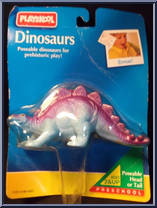 Stegosaurus from Definitely Dinosaurs - Carded - 1996 manufactured by Playskool [Front]
