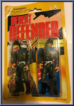Gas Mask / Reinforced Helmet (Green Fatigues) Action Figure