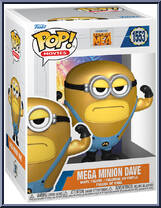Mega Minion Dave from Despicable Me 4 - Pop! Vinyl Figures manufactured by Funko [Front]