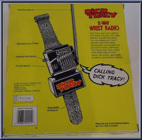 2-Way Wrist Radio from Dick Tracy - Role Play manufactured by ERTL [Back]