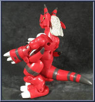Growlmon from Digimon - Digi-Warriors manufactured by Bandai [Loose]