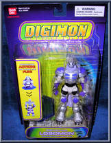 Lobomon (Digivolves to Light-Human Spirit) from Digimon - Digivolving manufactured by Bandai [Front]