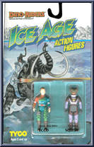Ecco / Squish from Dino-Riders - Ice Age - Humans manufactured by Tyco [Front]