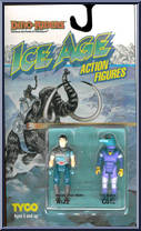 Wizz / Gutz from Dino-Riders - Ice Age - Humans manufactured by Tyco [Front]
