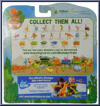 Leslie with Train Car from Dinosaur Train - Basic Series manufactured by Learning Curve [Back]