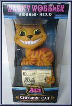 Cheshire Cat (Orange) from Disney - Wacky Wobblers manufactured by Funko [Front]