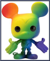 Mickey Mouse (Rainbow) from Disney - Disney Universe Pop! manufactured by Funko [Loose]