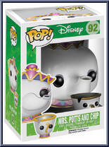 Mrs. Potts and Chip from Disney - Disney Universe Pop! manufactured by Funko [Front]