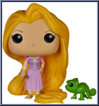 Rapunzel and Pascal (Green) from Disney - Disney Universe Pop! manufactured by Funko [Loose]
