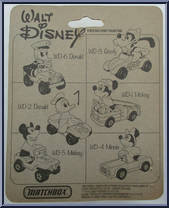 Goofy (Train) from Disney - Die-Cast manufactured by Matchbox [Back]