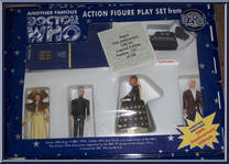 35th Anniversary Set from Doctor Who - 1996 - Blue Cards manufactured by Dapol [Front]