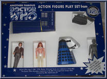 Fourth Doctor Set from Doctor Who - 1996 - Blue Cards manufactured by Dapol [Front]