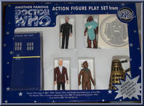 Third Doctor Set from Doctor Who - 1996 - Blue Cards manufactured by Dapol [Front]