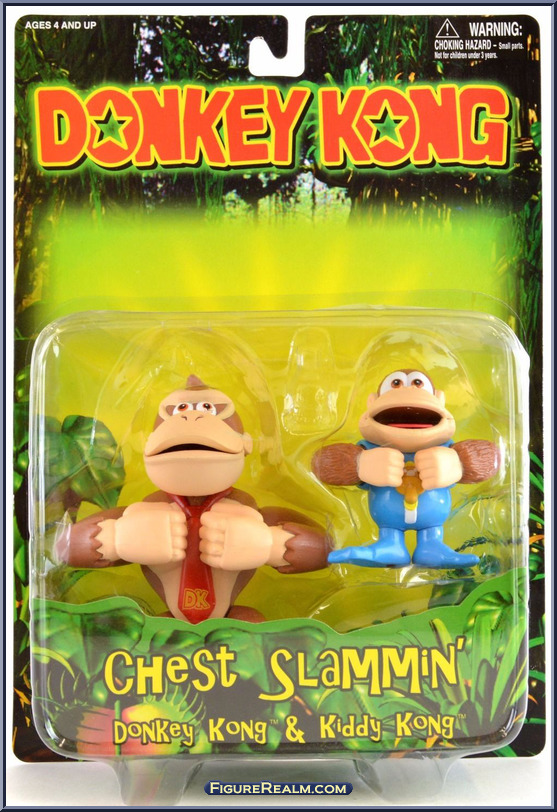 Chest Slammin' Donkey Kong / Kiddy Kong - Donkey Kong - Basic Series -  Nintendo Action Figure