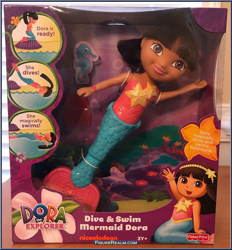 Dive & Swim Mermaid Dora - Dora the Explorer - Bath - Fisher-Price ...