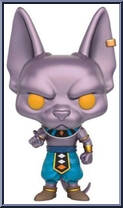 Beerus (Metallic) from Dragon Ball Z - Pop! Vinyl Figures manufactured by Funko [Loose]