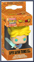 Super Saiyan Trunks (with Sword) from Dragon Ball Z - Pop! Keychains manufactured by Funko [Front]