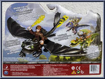 Hiccup & Toothless from Dragons - Race to the Edge - Dragon Riders manufactured by Spinmaster [Back]