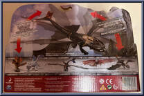 Toothless from Dragons - Race to the Edge - Action Dragons manufactured by Spinmaster [Back]