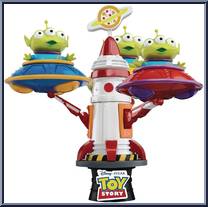 Alien Spin UFO Rocket from D-Stage - Toy Story manufactured by Beast Kingdom [Loose]
