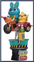 Bunny and Ducky from D-Stage - Toy Story manufactured by Beast Kingdom [Loose]